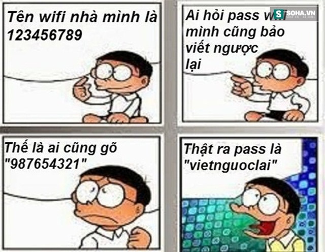 Viết ngược lại.