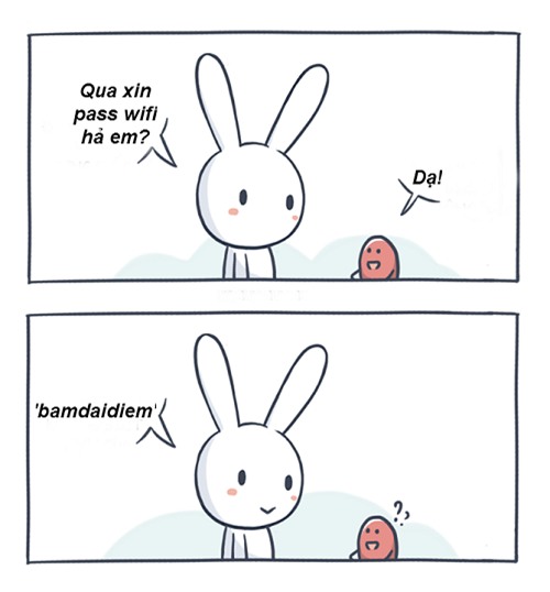Có ai luận ra pass này không? Là Bấm đại đi em đó mà.