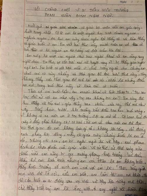 truong co 3 hs bi duoi hoc tung co nu sinh viet tam thu doi tu tu - 1