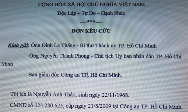 Viet don cau cuu Bi thu Thang vi bi doa giet hinh anh 1