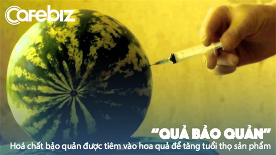 Hoa quả tiêm hoá chất bảo quản đã xuất hiện từ rất lâu trên thị trường, những loại hoá chất không qua kiểm định này có thể gây hại tới đường tiêu hoá hoặc nặng là tử vong hay quái thai khi sinh.