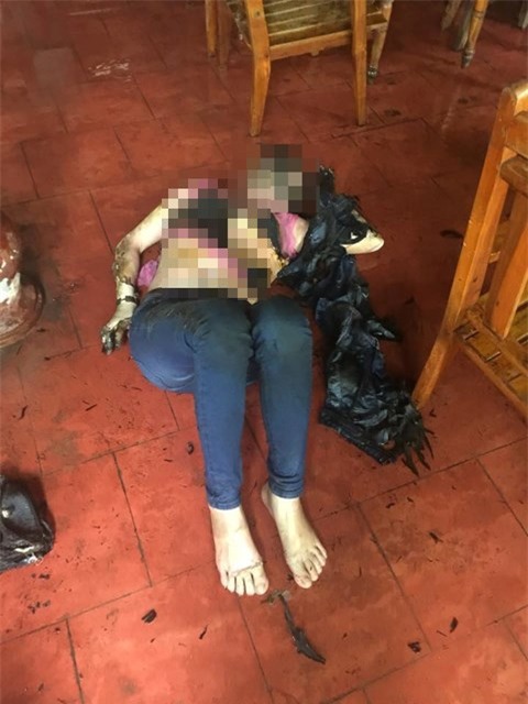 Thiếu phụ bị thiêu sống trong quán cà phê - ảnh 1