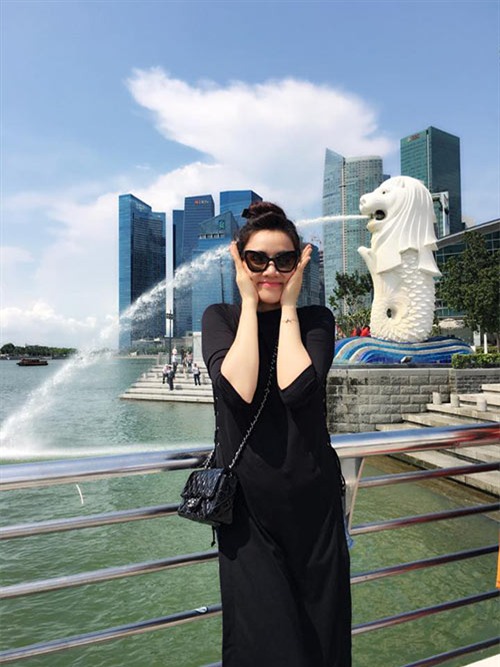 vo chong trang nhung tinh cam ben con gai o singapore - 3