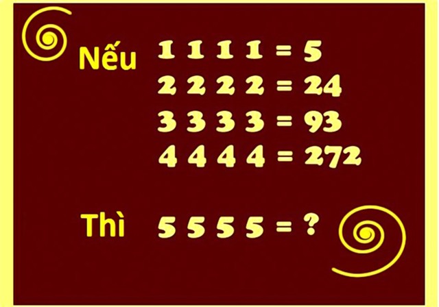 Bai toan hoc bua: 5 5 5 5 = ? hinh anh 1