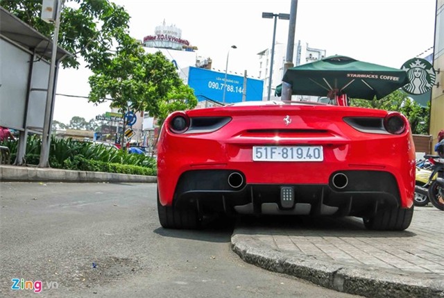 Sieu xe Ferrari 488 GTB mau do thu 2 tren 14 ty o Sai Gon hinh anh 6