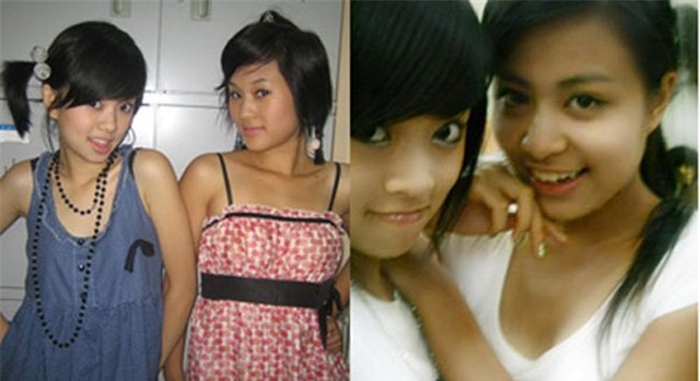 Cô nàng khá thân thiện khi liên tục tạo dáng, chụp hình cùng bạn bè, đồng nghiệp trong phim như Hoàng Thùy Linh và Trần Minh Diễm Hằng.