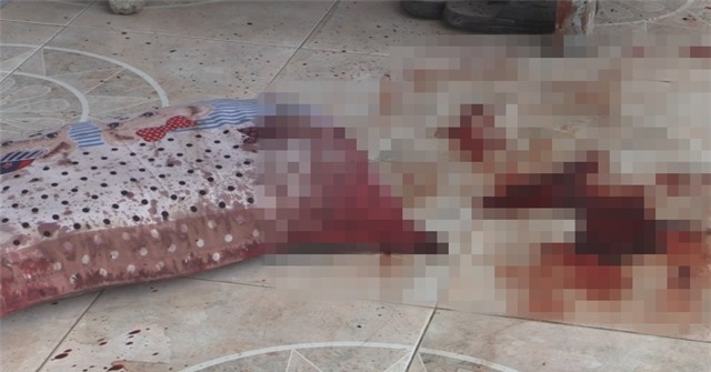 Hiện trường vụ án mạng - Ảnh: Phapluatplus