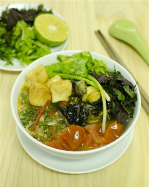 bún ốc, bún ốc Hà Nội, những quán bún ốc ngon, bún ốc nguội