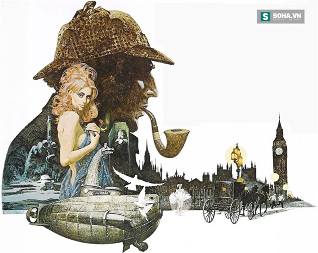 Sherlock Holmes đã phá những vụ án hóc búa nhất từ phương pháp suy luận khoa học của chính mình. Ảnh Internet.