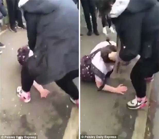 ... kéo lê trên đường...