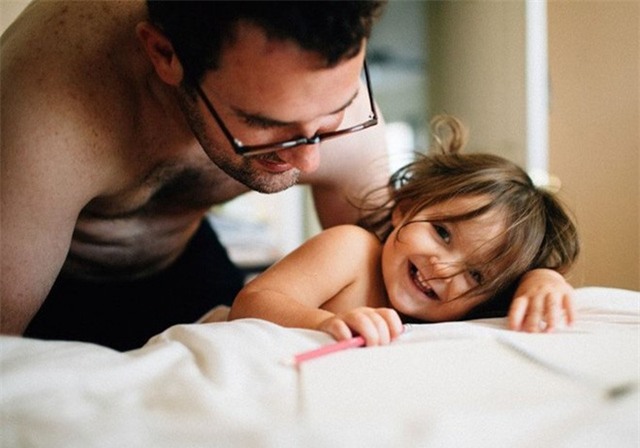 Bố con Thomas lúc Fox khỏe mạnh. Ảnh: FBNV.