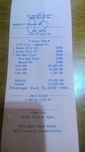 sân bay, đồ ăn, tân sơn nhất, móc ví, khách hàng, phở chặt, mỳ chém