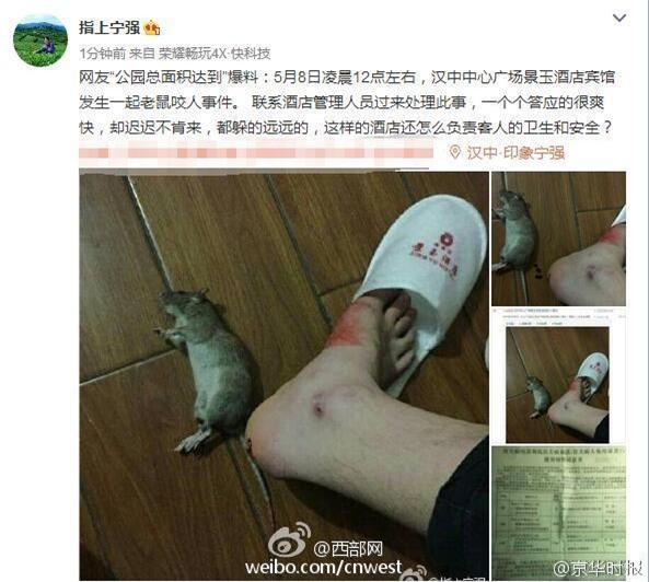 Thông tin đăng tải trên mạng xã hội Weibo của Trung Quốc.