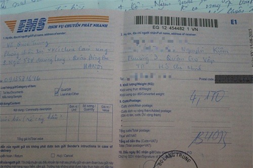 co thai sau 10 nam nho bai thuoc gui qua duong buu dien - 2