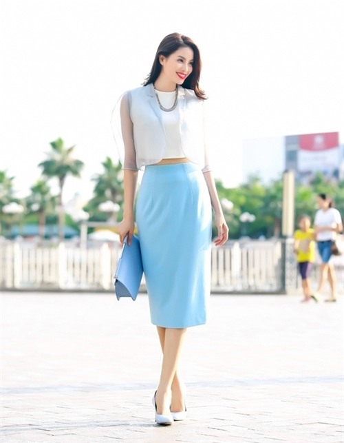 Học sao Việt mặc đẹp với hồng thạch anh và xanh thanh bình