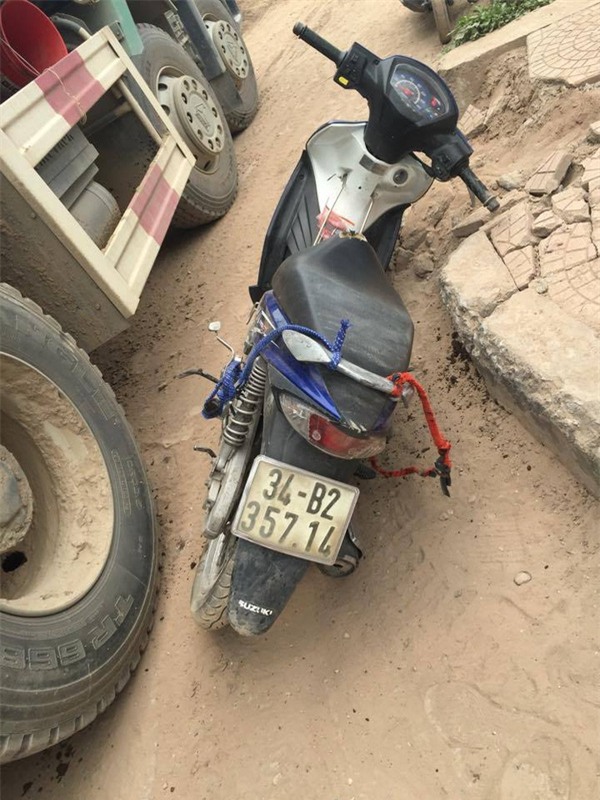 bà bầu 7 tháng bị cán nát chân