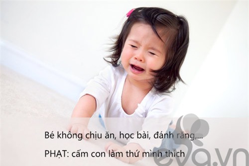 mẹ con, cách dạy con, cách phạt con, phạt con khéo léo