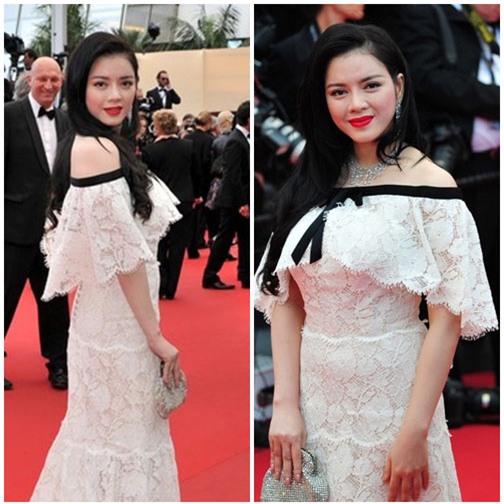 Boc mac vay hang hieu cua Ly Nha Ky tai Cannes 2013 hinh anh 3