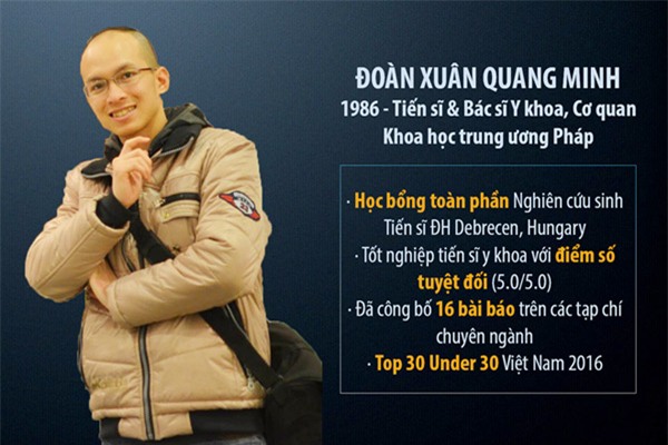 TS trẻ được Forbes vinh danh 10 năm nghiên cứu 6 lĩnh vực