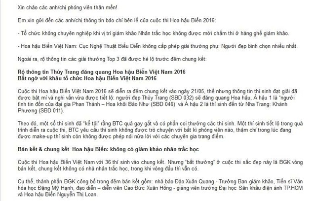 Hoa hậu Biển Thuỳ Trang đăng quang đúng như tin nặc danh trước đêm chung kết