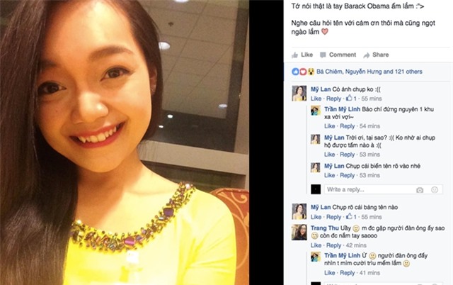 Co gai tang hoa ong Obama: 'Tay tong thong am lam' hinh anh 2