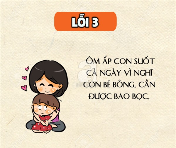 Sai lầm khi nuôi con