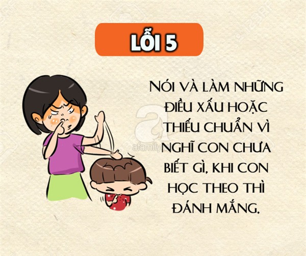 Sai lầm khi nuôi con