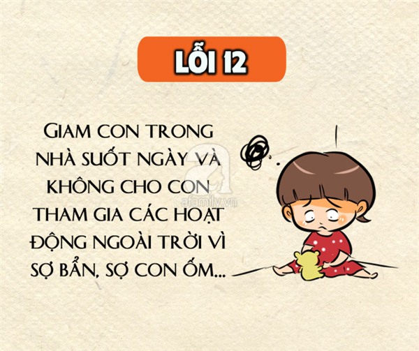 Sai lầm khi nuôi con