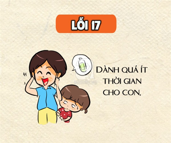 Sai lầm khi nuôi con