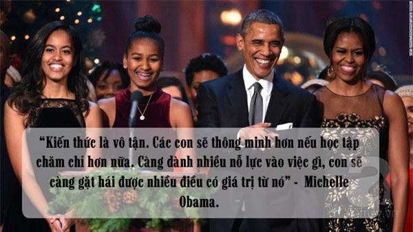 Obama dạy con