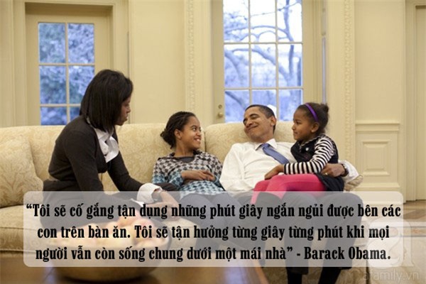 Obama dạy con