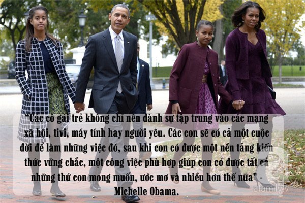 Obama dạy con
