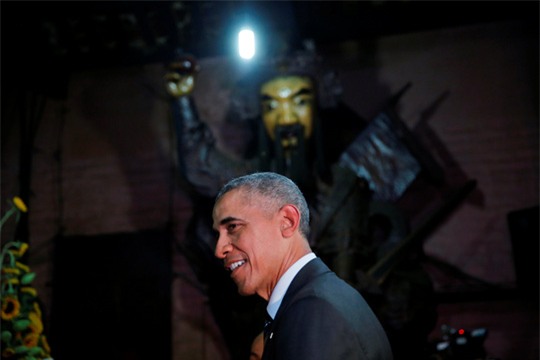 Câu nói bất ngờ của ông Obama trong chùa Ngọc Hoàng - Ảnh 4.