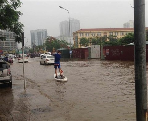 mưa lớn, ngập lụt, Hà Nội ngập nước, Hà Nội ngập nặng, ngập nước, Hà Nội mưa lớn