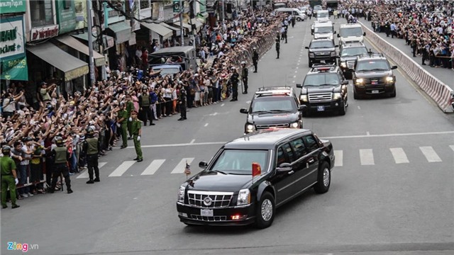 Chi tiet doan xe ho tong Tong thong Obama o Sai Gon hinh anh 1