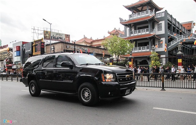 Chi tiet doan xe ho tong Tong thong Obama o Sai Gon hinh anh 3