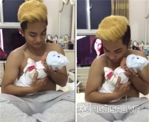 nhóc tỳ nhà sao ngủ với bố 2