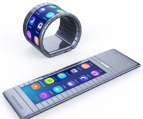 smartphone, màn hình cong, điện thoại bẻ cong, siêu vật liệu graphene, màn hình đàn hồi