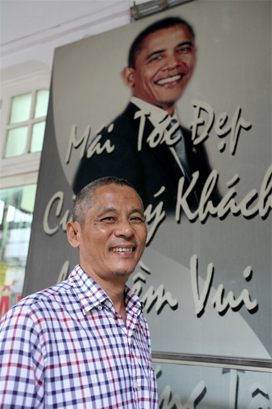 Tổng thống Obama, cắt tóc, cửa hiệu, thương hiệu