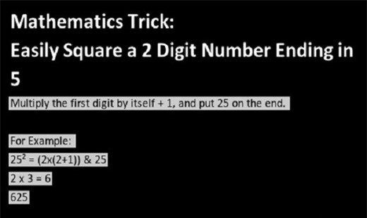 Những cách tính nhẩm vô cùng hữu ích không thể bỏ qua