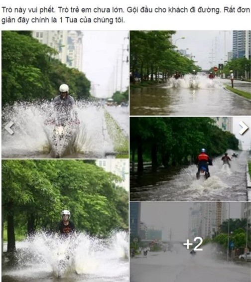 Anh nhom thanh nien di moto te nuoc ban gay tranh cai hinh anh 2