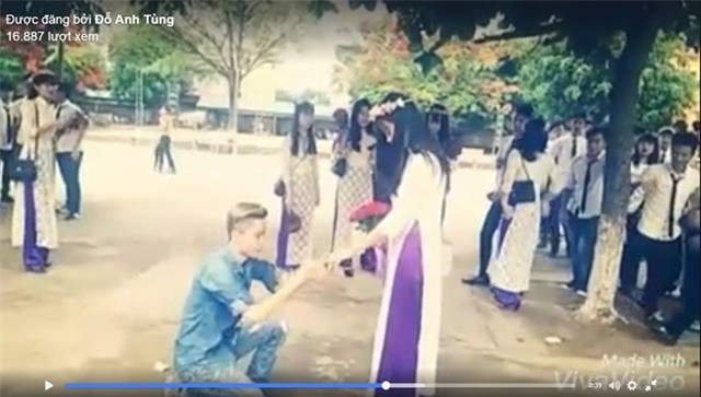 9X Hai Duong cau hon ban gai trong le tot nghiep THPT hinh anh 1