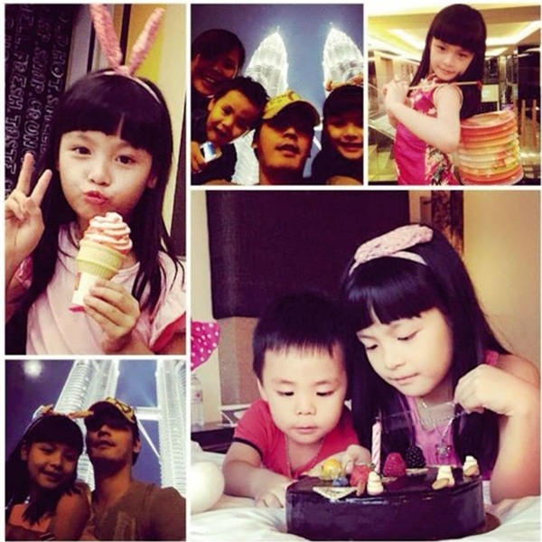 Đại gia đình đông đúc của Phan Anh đi ăn kem nhân ngày sinh nhật bé Bảo Anh. Phan Anh đã chia sẻ những lời chúc đầy tình cảm cho cô con gái lớn: 