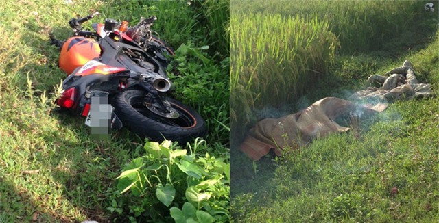 Hà Nội: Nam thanh niên tử vong bên vệ đường cạnh xe phân khối lớn