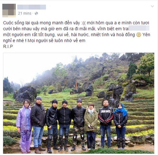 Hà Nội: Bạn bè tiếc thương nam phượt thủ 25 tuổi ra đi vì tai nạn giao thông - Ảnh 3.