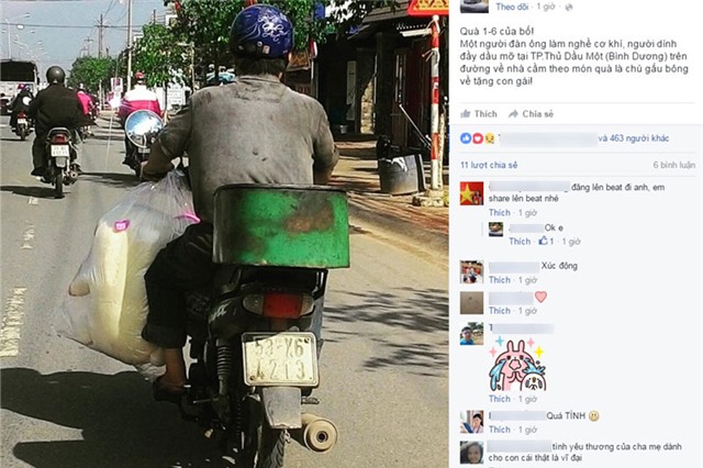 quà 1/6, cha và con gái