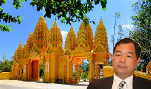 Đại gia xây chùa, chùa bái đính, đại tượng phật, phật giáo, công đức xây chùa, Trầm Bê, đại gia Xuân Trường, tập đoàn Nam Cường, Huỳnh Uy Dũng