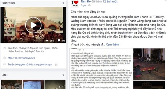 Trang fanpage này copy dòng trạng thái đã nhận được hàng trăm lượt chia sẻ