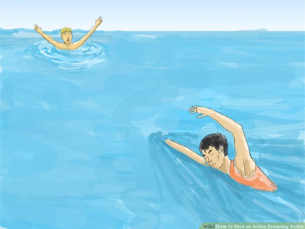 Stand slightly away from the edge of the deck.