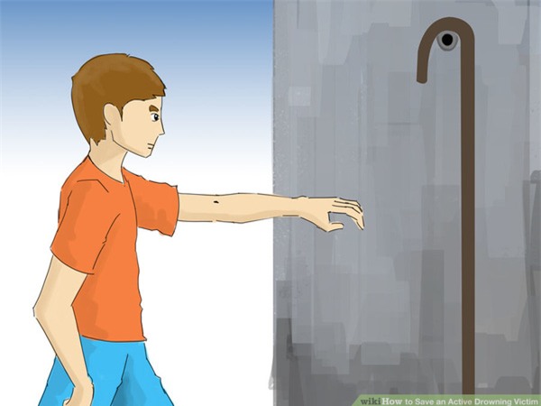 Stand slightly away from the edge of the deck.